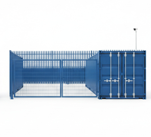 Boxxs Micro Yard with 20ft self storage container and private fenced yard in Central Scotland